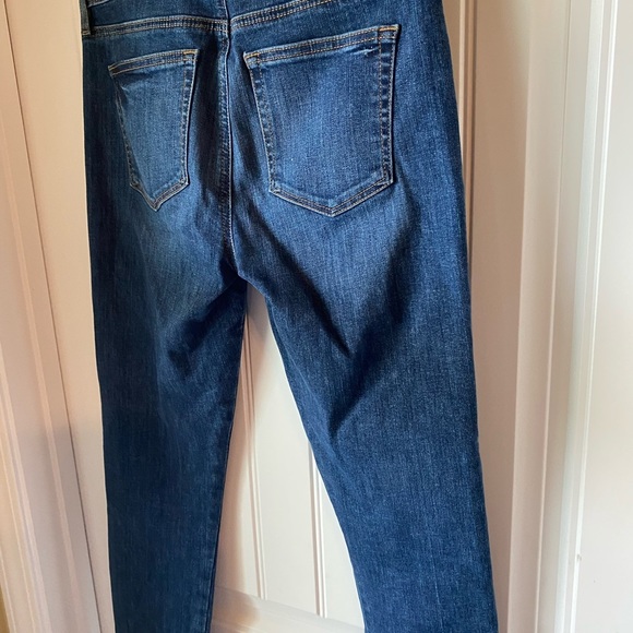 Loft made and loved jeans Size 4/27 skinny crop slim pockets accent on ankles - Picture 5 of 12